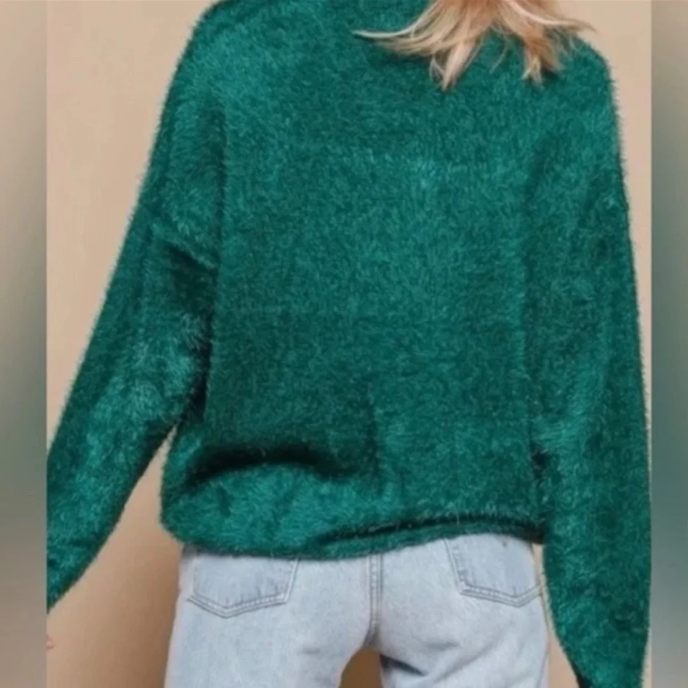 Show Me Your MuMu Feel‎ Good oversized Sweater in Emerald, Size S